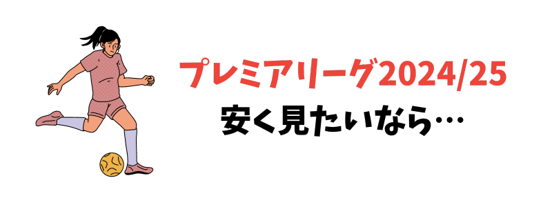 【値段比較】プレミアリーグを最安値で見るには…？